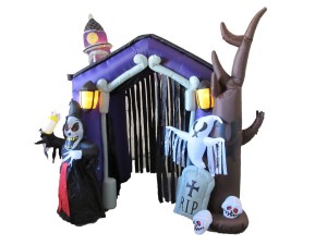 Halloween Inflatable Haunted House Castle 2